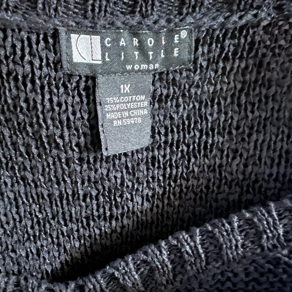 🖤Elegant Black 1 Button Cardigan : 1X. NWOT✨ - Picture 4 of 5